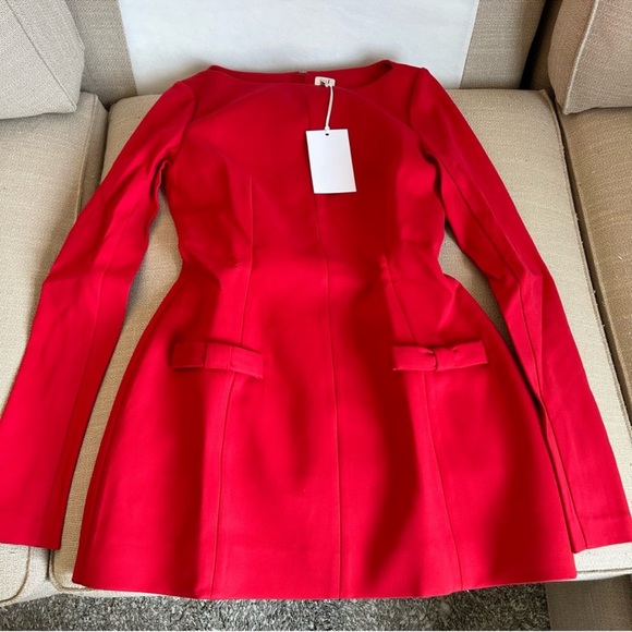 HELSA parasol mini red dress (Not Previously Sold) - Picture 7 of 7